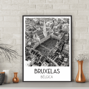 Quadro Bruxelas- Coleção Cidades - 6503
