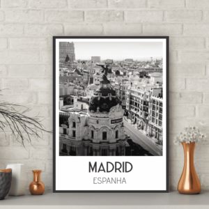 Quadro Madrid- Coleção Cidades - 6508