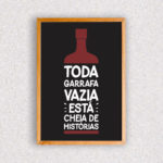 Quadro Garrafa de Vinho Histórias - 1505