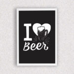 Quadro I Love Beer - 1508