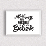 Quadro All Things Are Possible - 2028