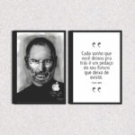 Kit 2 Quadros Steve Jobs - 2037