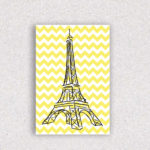 Quadro Torre Eiffel Minimalista - 2258