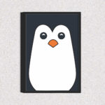 Quadro Pinguim Minimalista - 2292