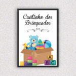 Quadro Cantinho dos Brinquedos - 2298