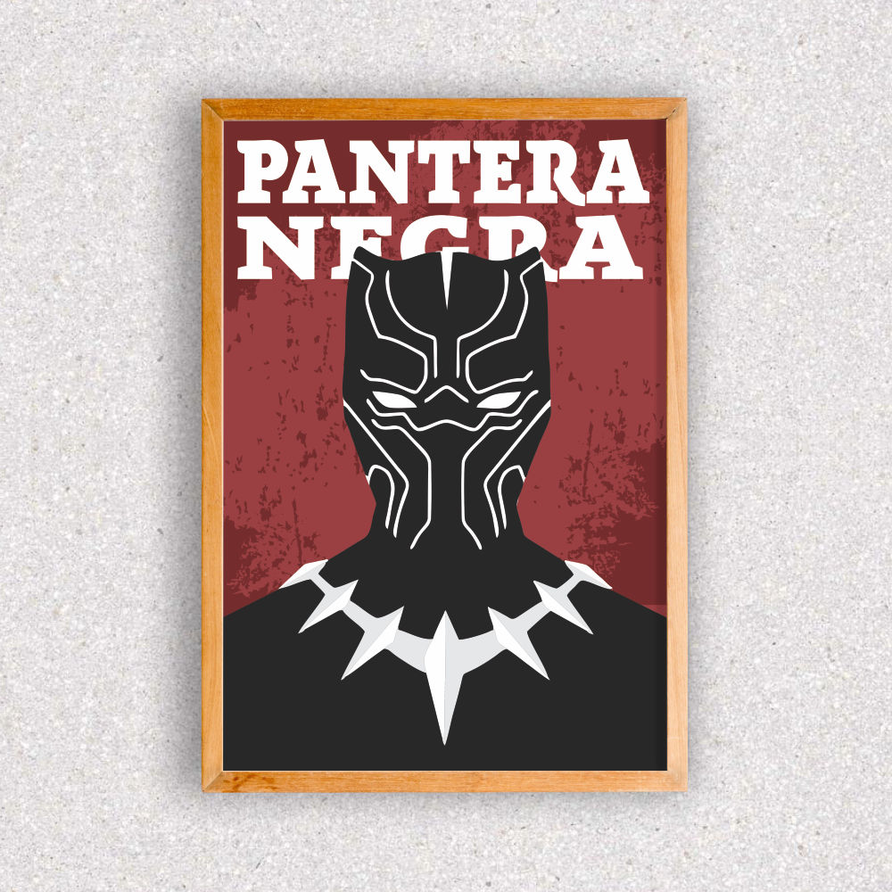 Quadro Pantera Negra - 2326