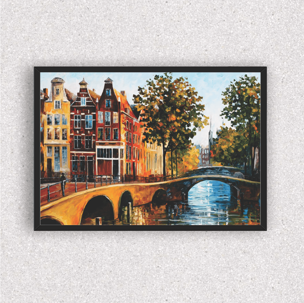 Quadro Canal de Amsterdam - 3515