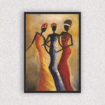 Quadro Pintura Afro - 3533