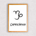 Quadro Horóscopo Capricórnio - 4267