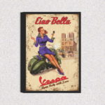 Quadro Vespa Ciao Bella Vintage - 5010