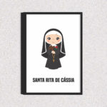 Quadro Santa Rita de Cássia Desenho - 4551