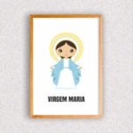 Quadro Virgem Maria Desenho - 4556