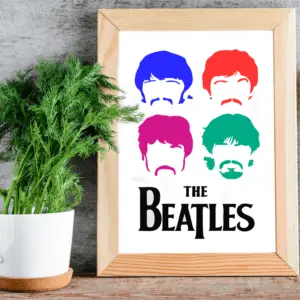 Quadro The Beatles Minimalista - 3002