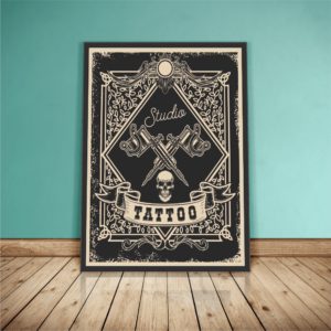 Quadro Studio Tatoo Tatuagem - 6271