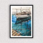 Quadro Pintura Barco - 3543