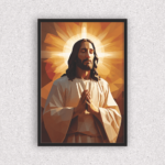 Quadro Jesus Santíssimo Sacramento Geométrico - 5757