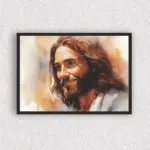 Quadro Pintura Jesus Feliz - 4564