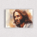 Quadro Pintura Jesus Feliz - 4564