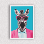 Quadro Zebra de Óculos - 4021