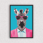 Quadro Zebra de Óculos - 4021