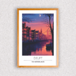 Quadro Canais de Delft Holanda - 6573